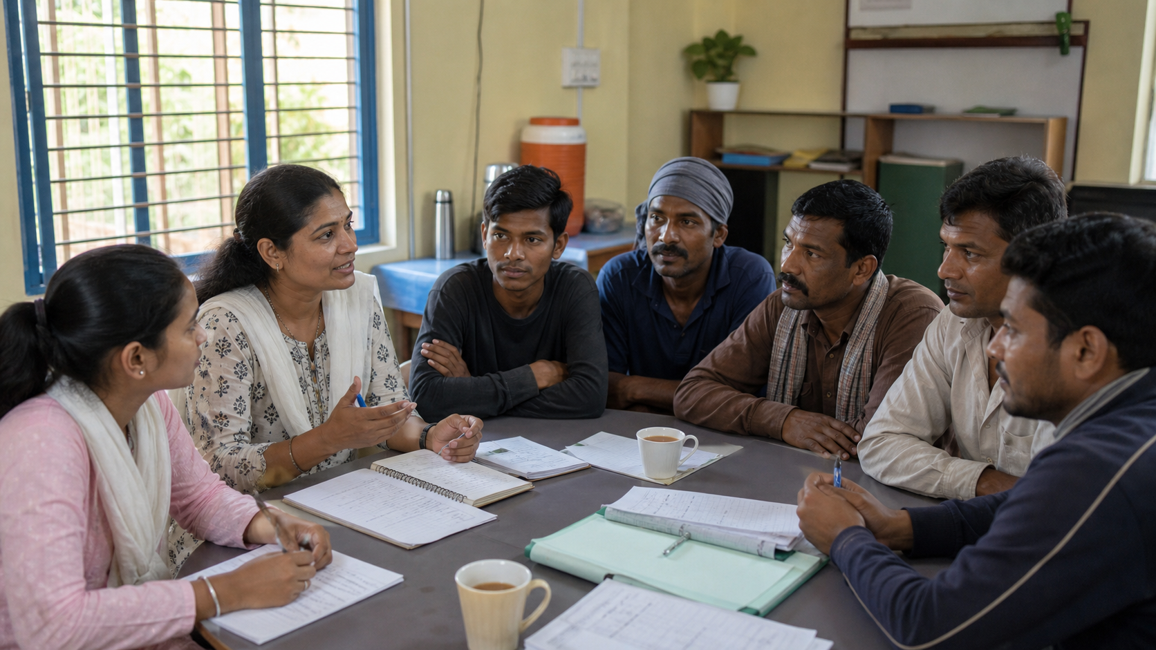 Community reintegration support session